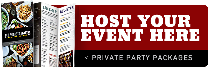 Host Your Next Party at PJ's