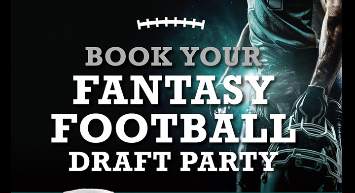 Book Your Fantasy Football Draft Party!