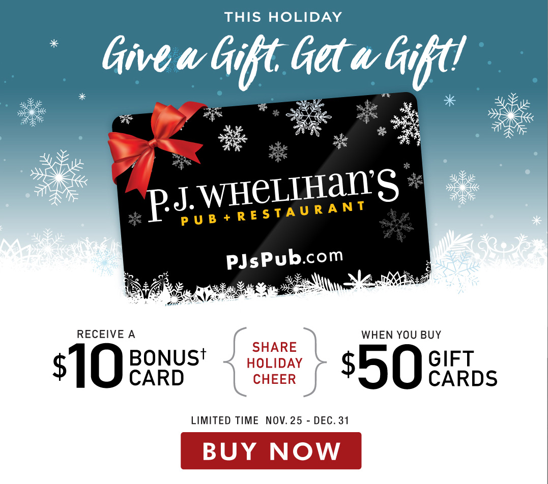This Holiday, Give a Gift, Get a Gift : $10 Bonus Card for every $50 Spent