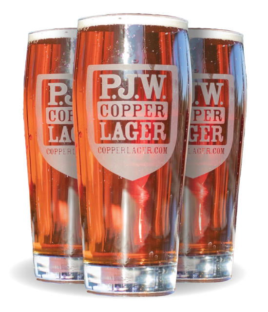 PJW Copper Lager Pints